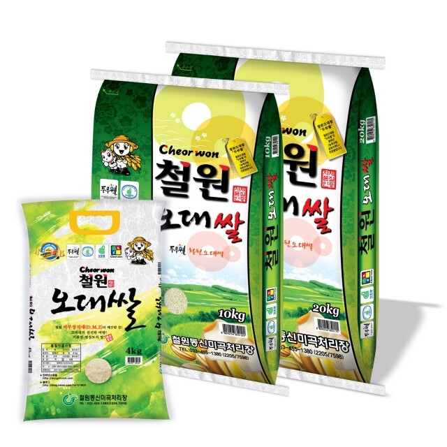 철원동신미곡처리장 두루웰철원오대쌀,[철원동신미곡 DMZ햅쌀]4KG두루웰철원오대쌀 (천혜의 자연을 담은쌀)